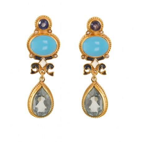 Turquoise everyday earrings