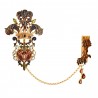 The hidden dragon iconic brooch made in Italy by Percossi Papi with natural stones