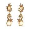 Spring earrings, made in Italy by Percossi Papi with natural stones